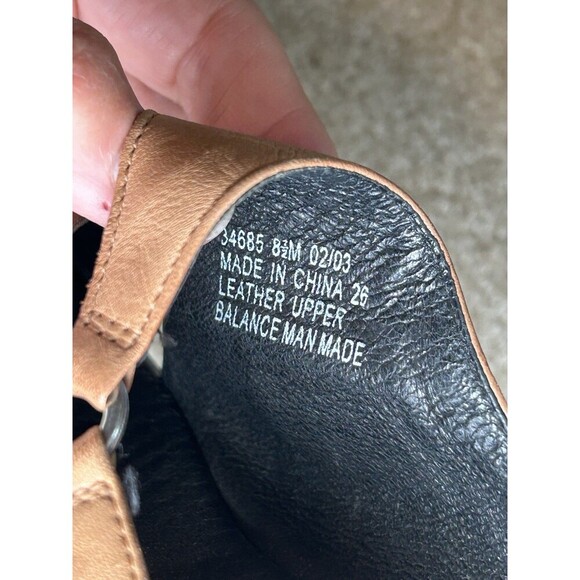 Clarks Women's Sandals Size 8.5M Brown Slip On Buckle Open Toe Leather - Picture 5 of 6